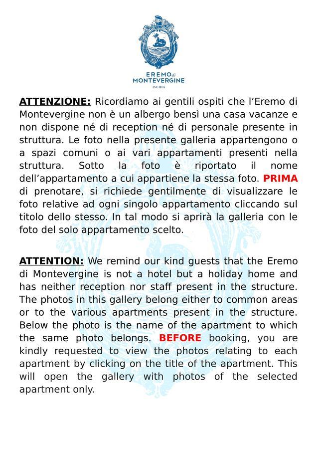Eremo Di Montevergine Ischia Apartments Forio di Ischia 외부 사진