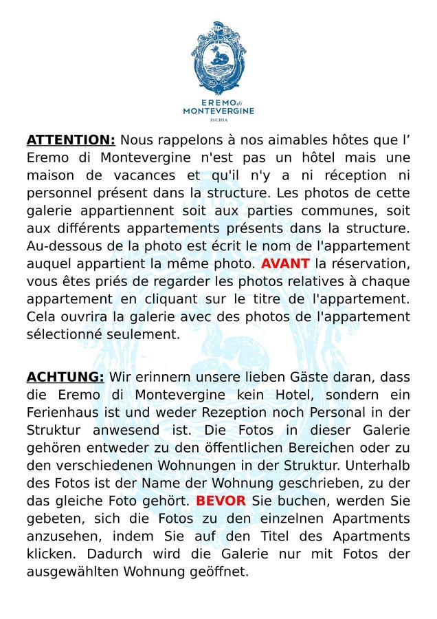 Eremo Di Montevergine Ischia Apartments Forio di Ischia 외부 사진
